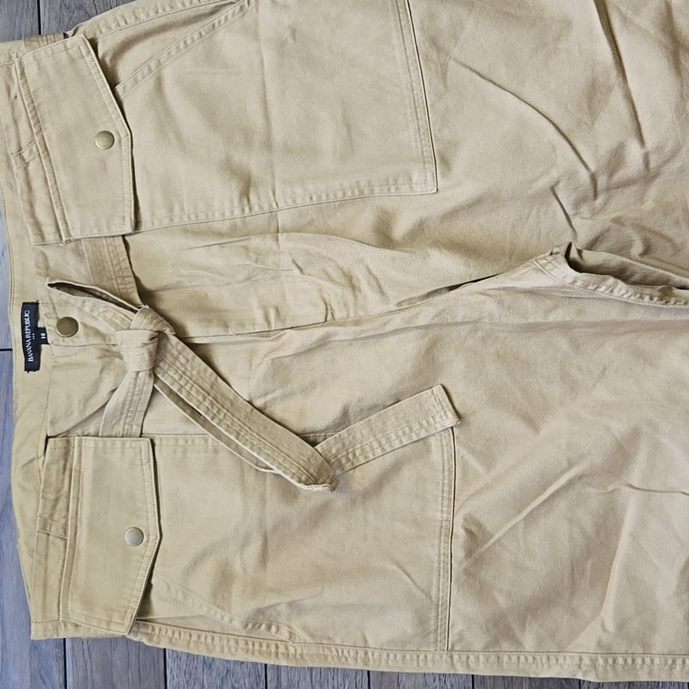 Banana Republic Tan Chinos Relaxed Fit Women's Size 18 - Picture 3 of 8
